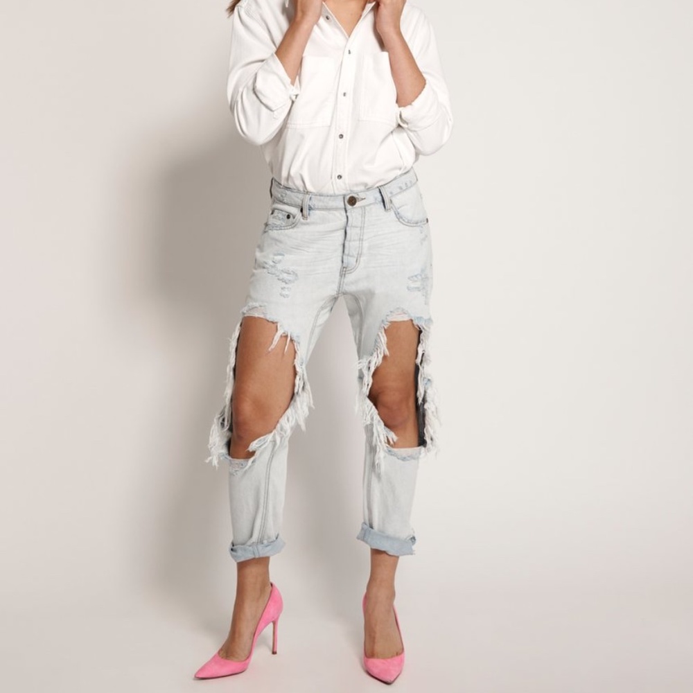 One Teaspoon Brando Saints Boyfriend Jeans